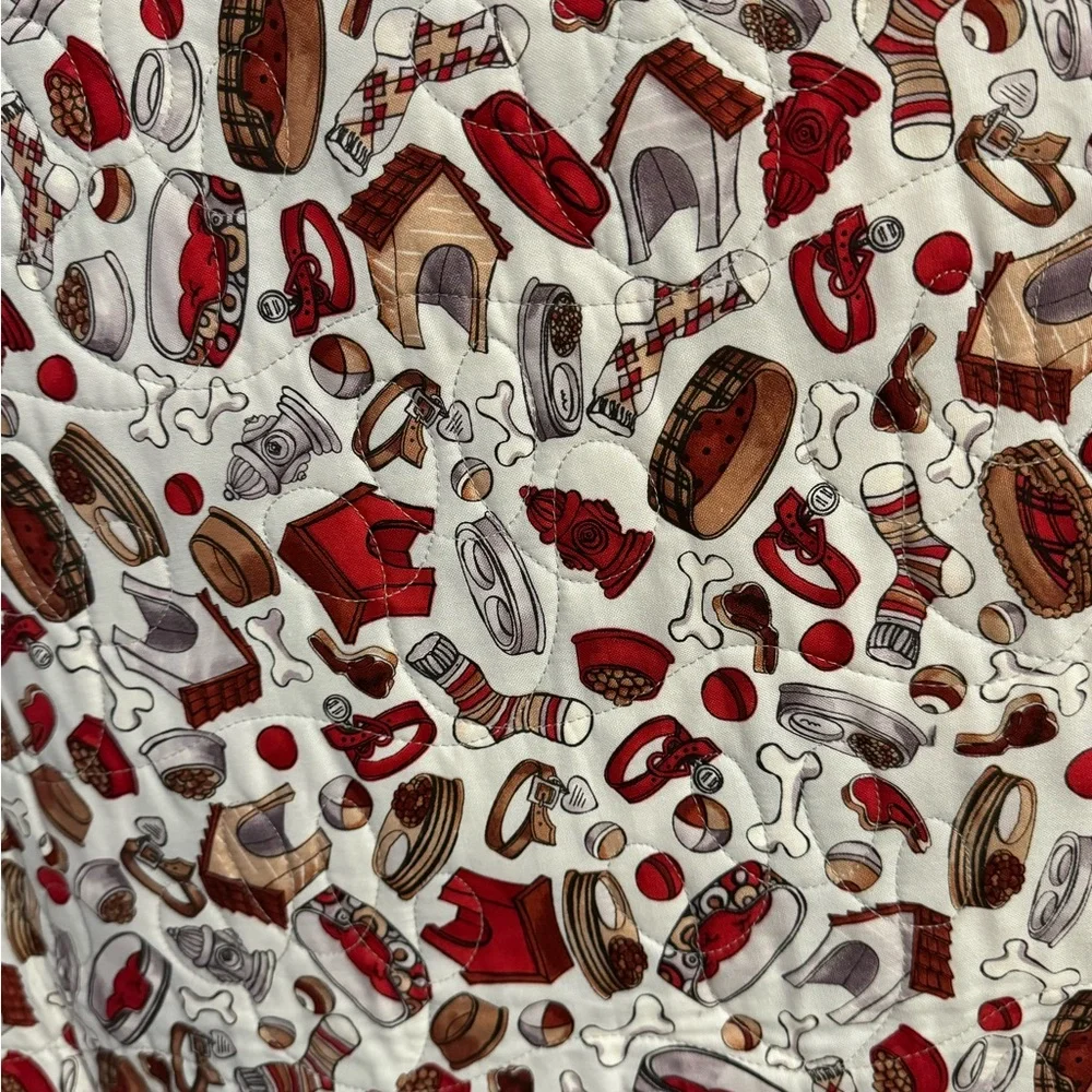 Scottish Terriers in Coats Patchwork Lap/Throw Quilt - Picture 3 of 3